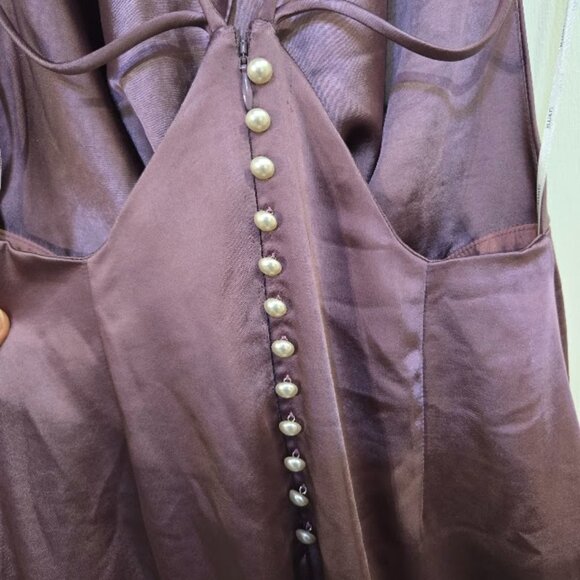 NWT ELLIATT Faith Maxi Dress Mauve Size S - Picture 10 of 16